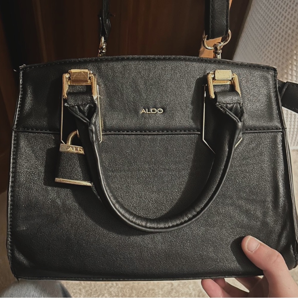 Also black structured purse, like new